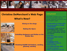 Tablet Screenshot of christinedemerchant.com